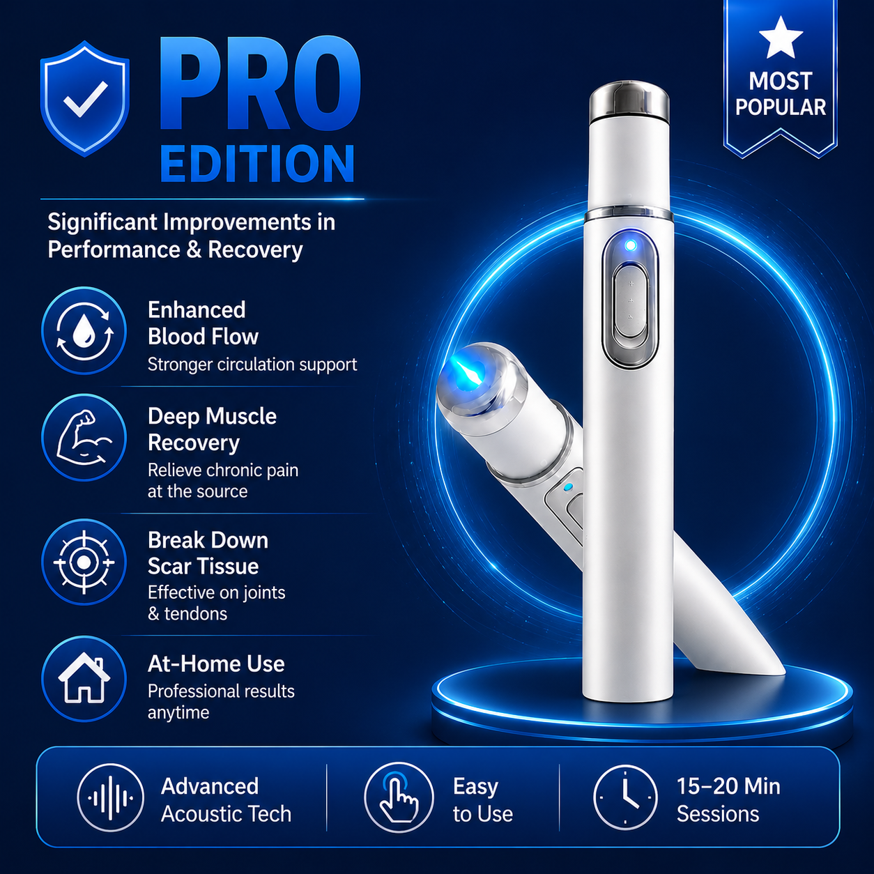 ⚡Pro Edition : Improved firmness • Better stamina • Scar tissue & tendon support